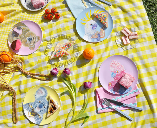 Aussie Bite Melamine Plates (Set of 4)